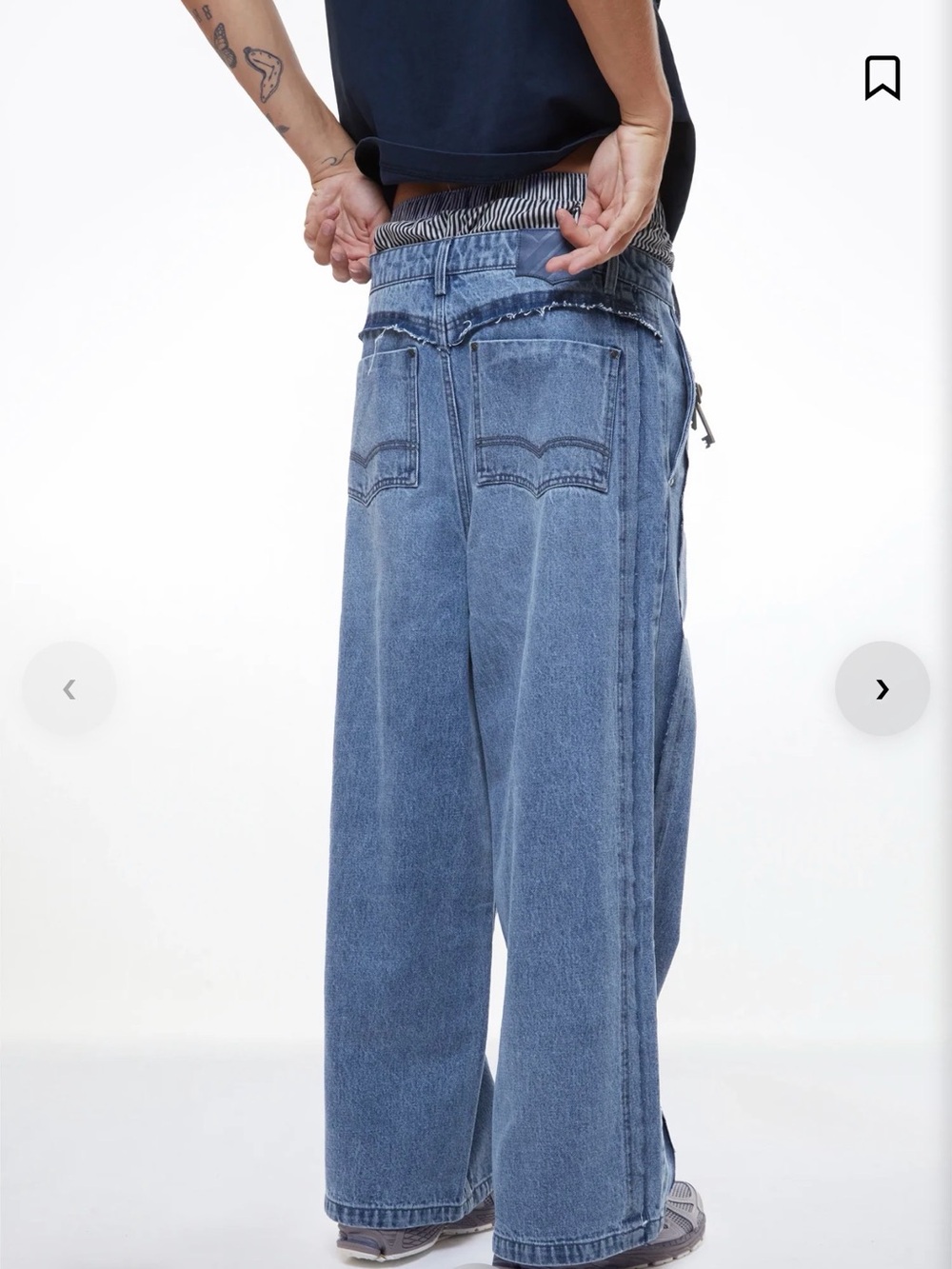 YUXUS WASHED "HONGDAE" JEANS